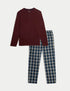 Brushed Cotton Checked Pyjama Set